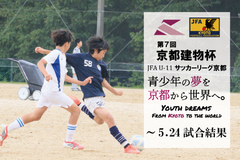 第7回「京都建物杯」JFA U-11 サッカーリーグ京都 ～5.24試合結果
