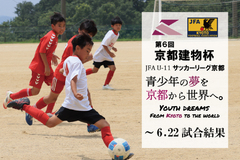 第6回「京都建物杯」JFA U-11 サッカーリーグ京都 ～6.22試合結果