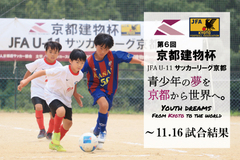 第6回「京都建物杯」JFA U-11 サッカーリーグ京都 ～11.16試合結果