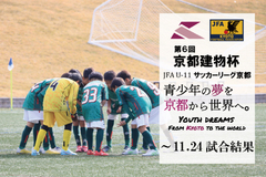 第6回「京都建物杯」JFA U-11 サッカーリーグ京都 ～11.24試合結果